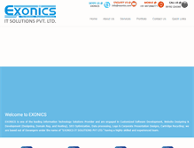 Tablet Screenshot of exonics.com